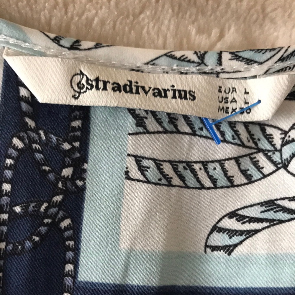 Stradivarius Patterned Women's Top - Multicolor S… - image 6